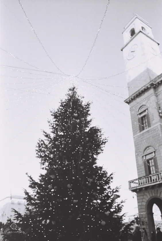 Pisa, Torre dell'orologio, Natale 2020