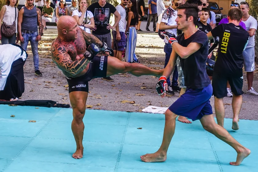 Kick boxing Dimostrazione Lucca