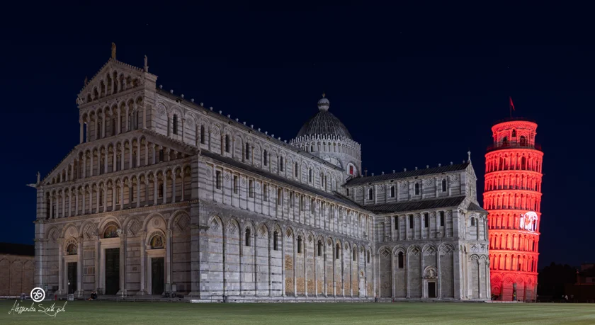 Torre di Pisa - Croce rossa italiana